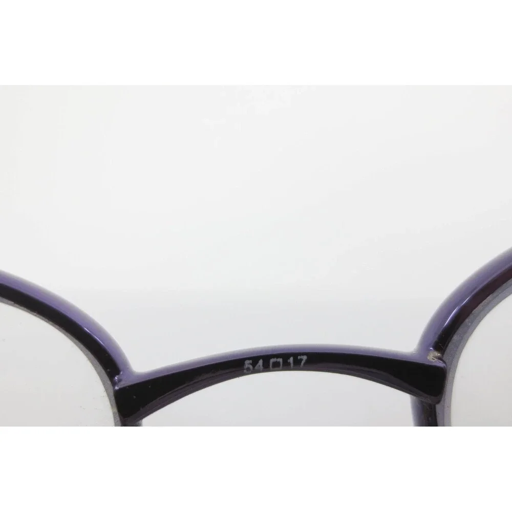 Heartland Carrie Purple Oval Metal Eyeglass Frames 54-17-140 Demo Lenses